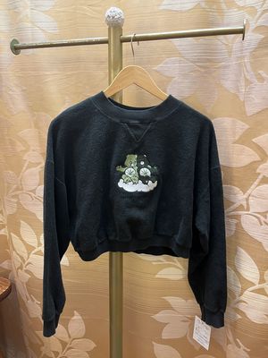 Best Buds Black Cropped crew