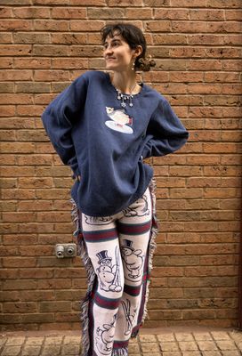 Snow Man Blanket Pants