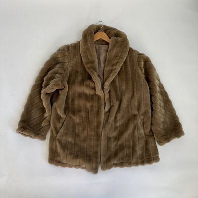 Light Brown Fo Fur Coat