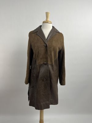 Brown Suede Leather Jacket