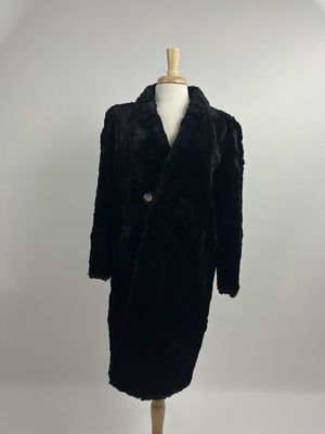 Black Fur Mink Coat