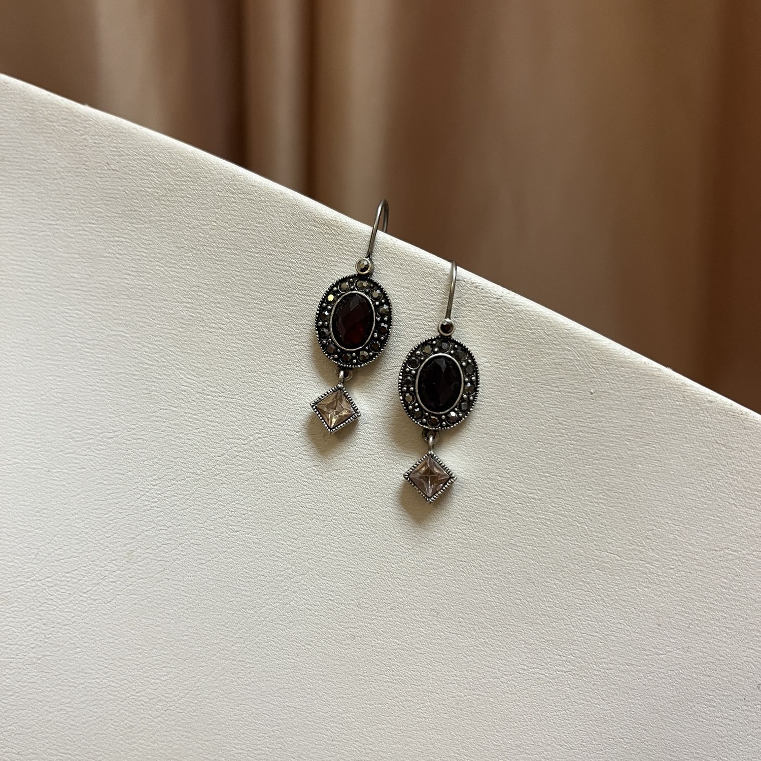 Garnet Stone earrings