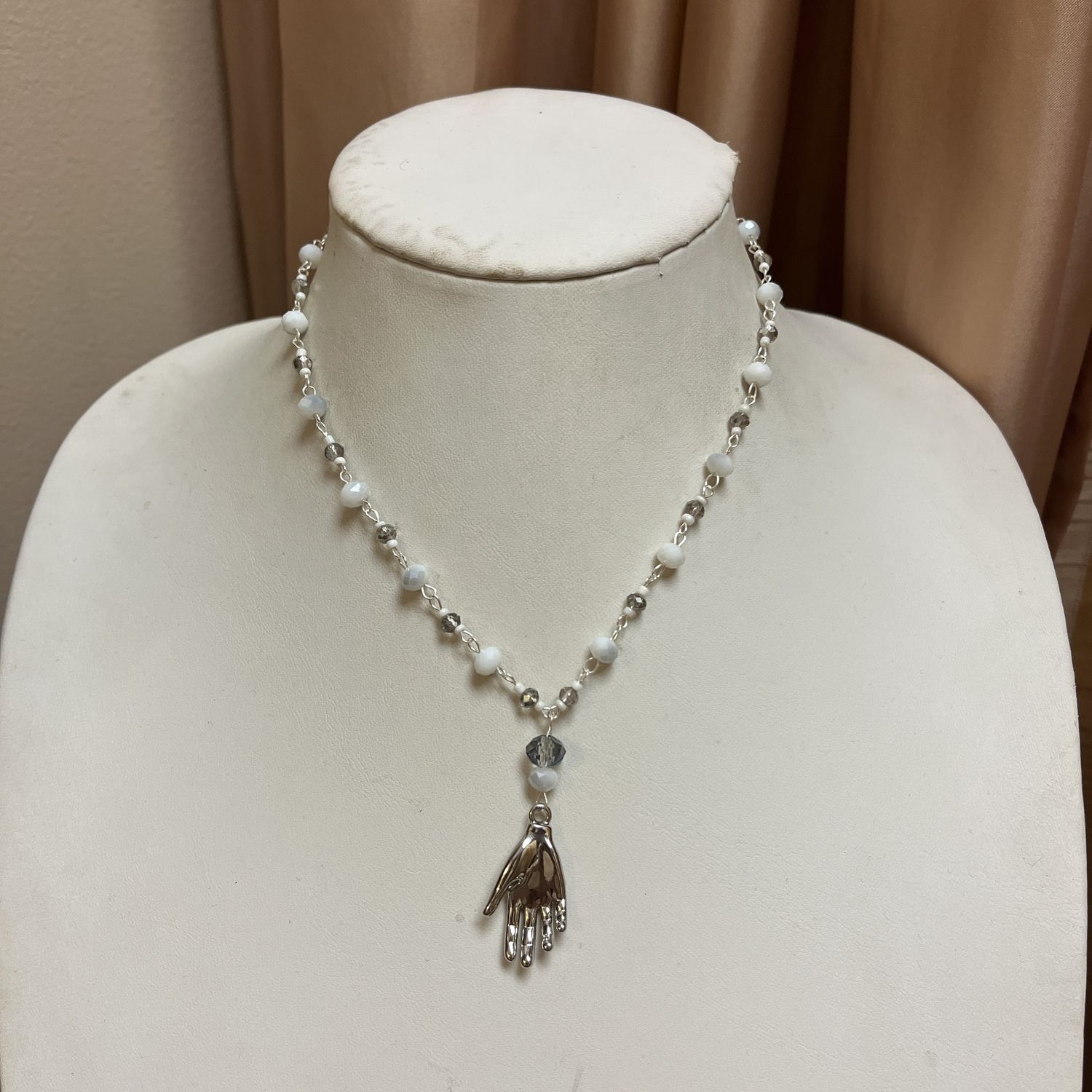 Crystal Hand Necklace
