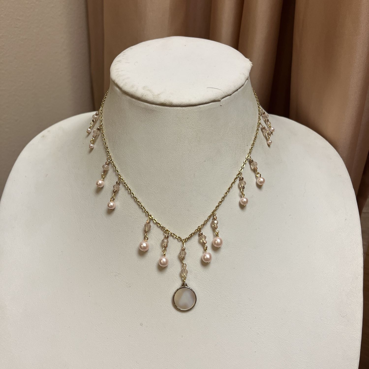 Pink Dangled Princess Necklace