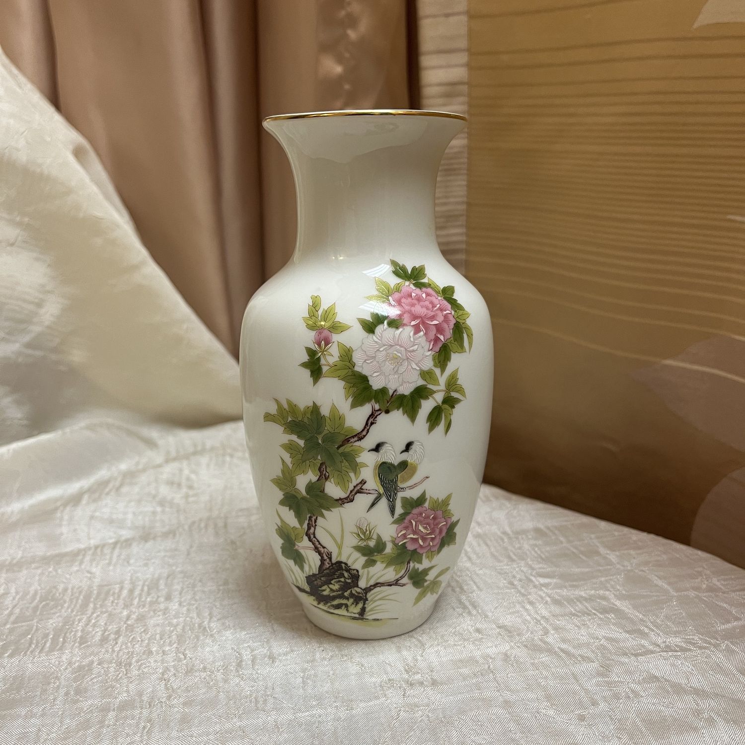 Porcelain Bird Vase