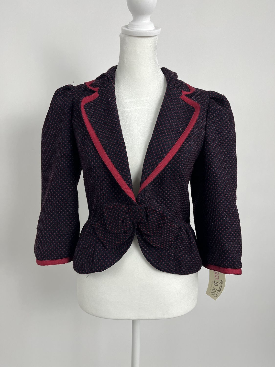 Red Polka Dot Blazer