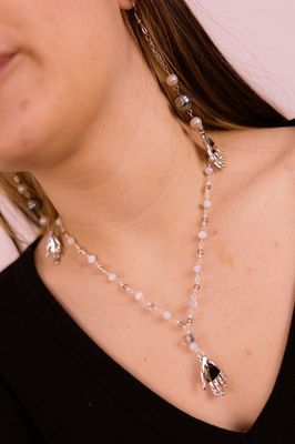 Crystal Hand Necklace