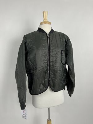 Quilted zip-up jacket