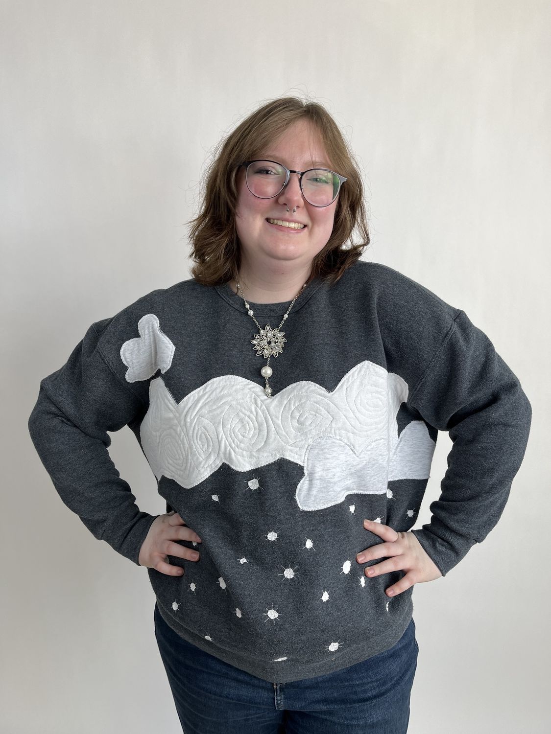 Snowy Day Wrap Around Crew