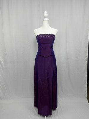 Royal Purple Victorian Gown