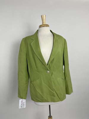 Green Stitch Blazer