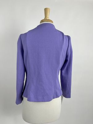 Purple Fitted Blazer