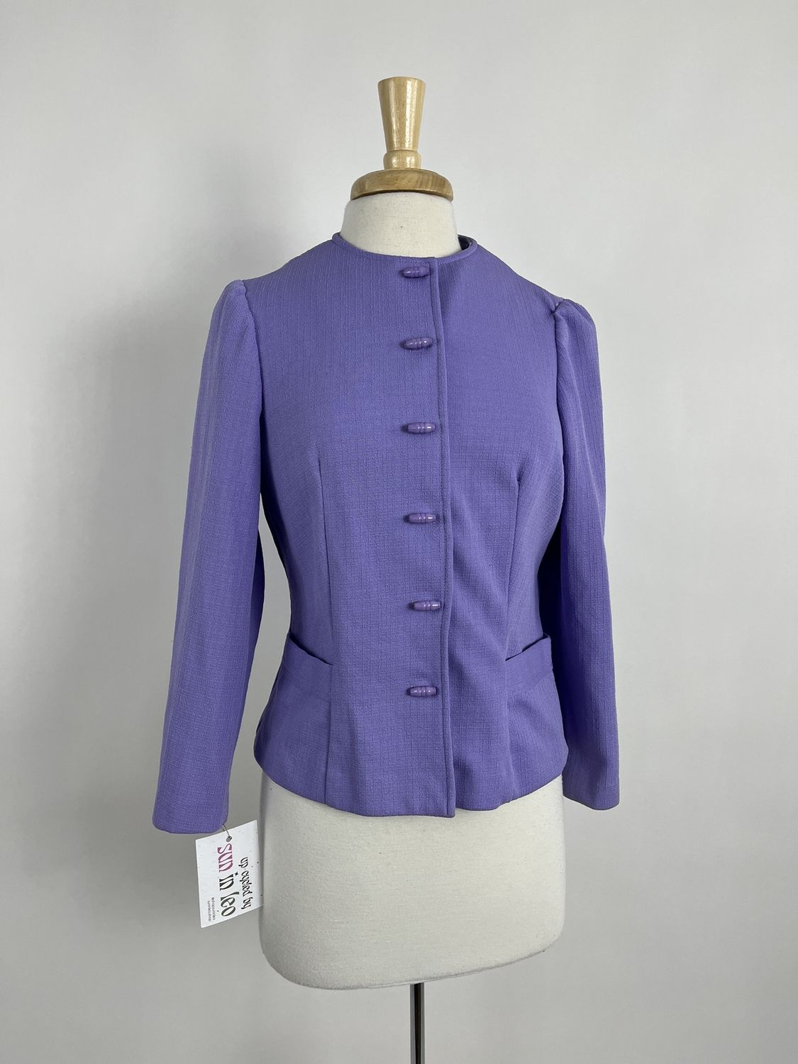 Purple Fitted Blazer