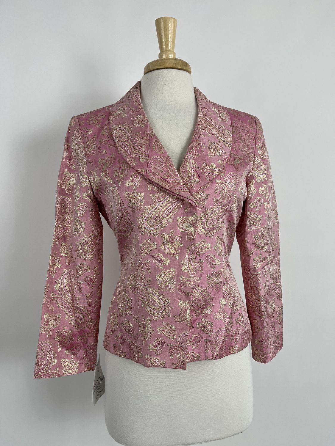 Pink Brocade Blazer