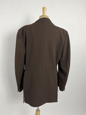 Brown Textured Blazer