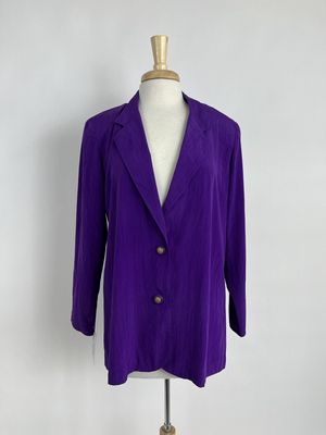 Silky Purple Blazer