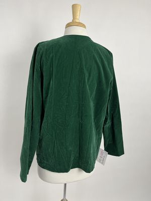 Green Velvet Blazer