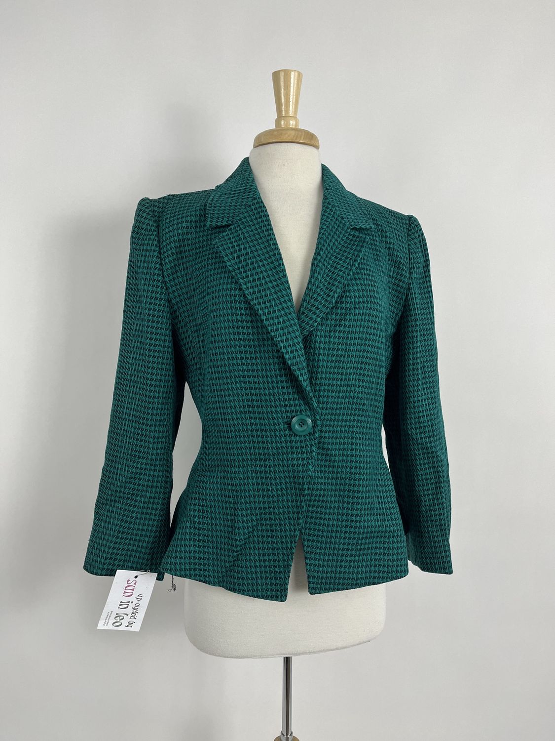 green 80's blazer