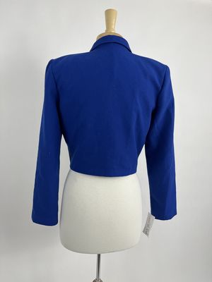 Blue Cropped Blazer