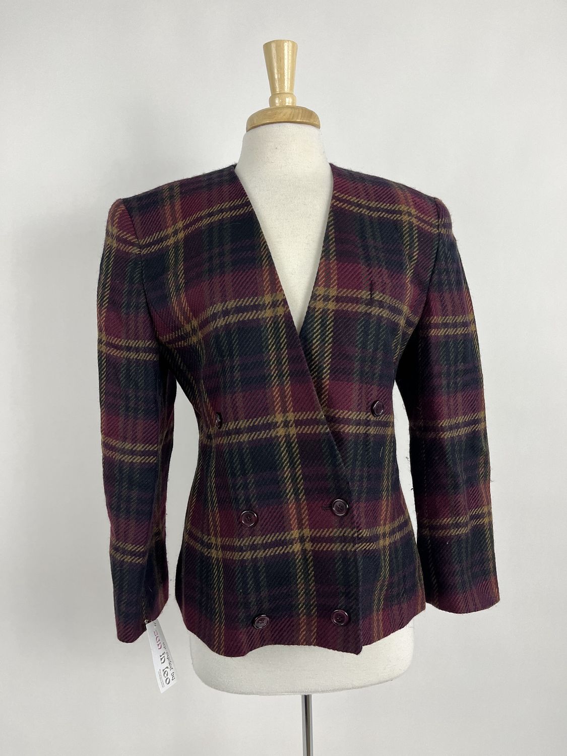 Red Plaid Blazer
