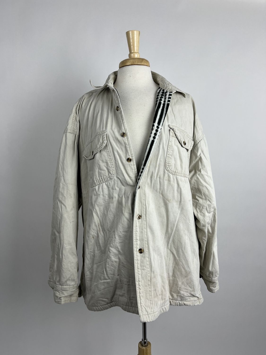 Green Fleeced Lined Coat