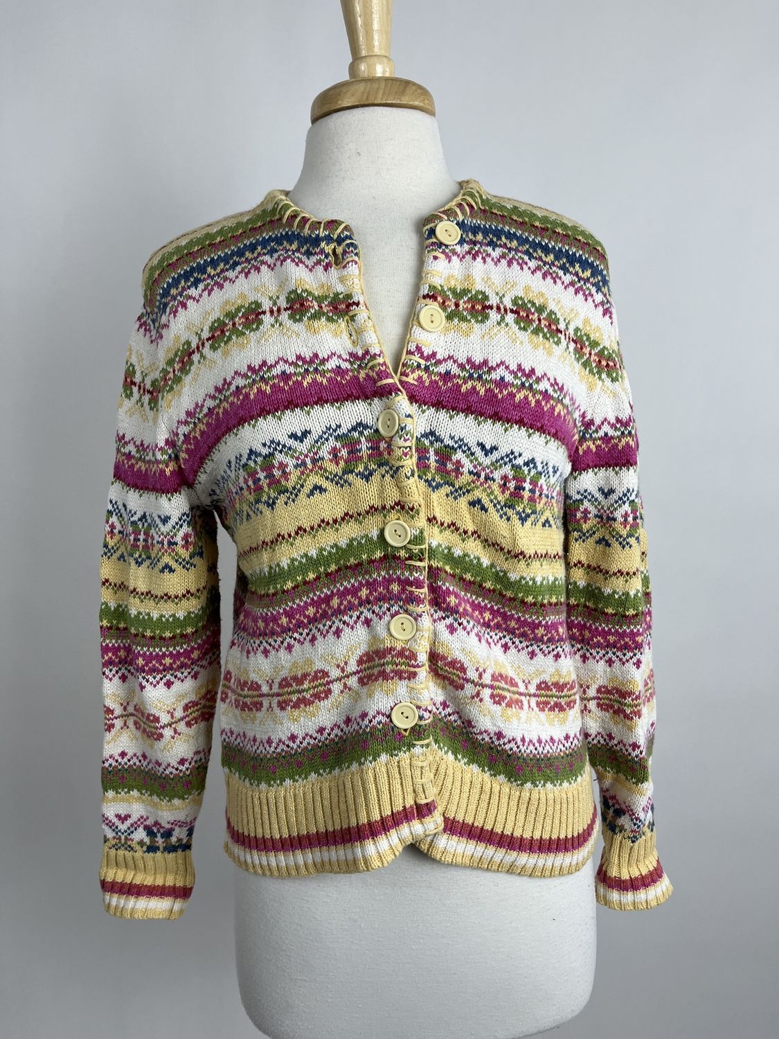 Button Pastel Cardigan