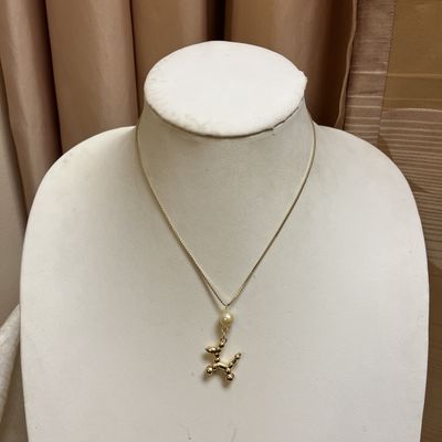Pearl Balloon Animal Necklace