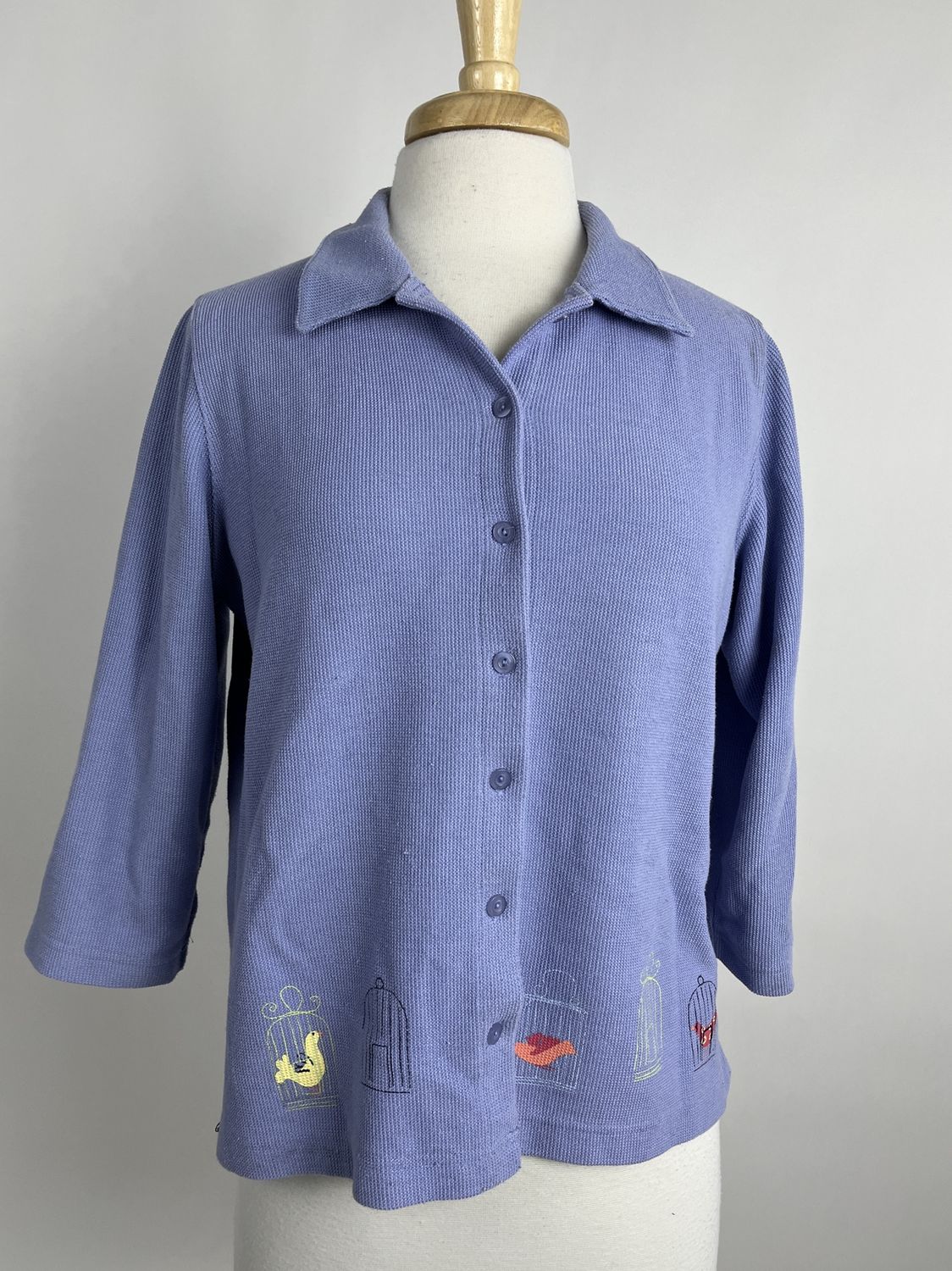 Birdcage Collared Top