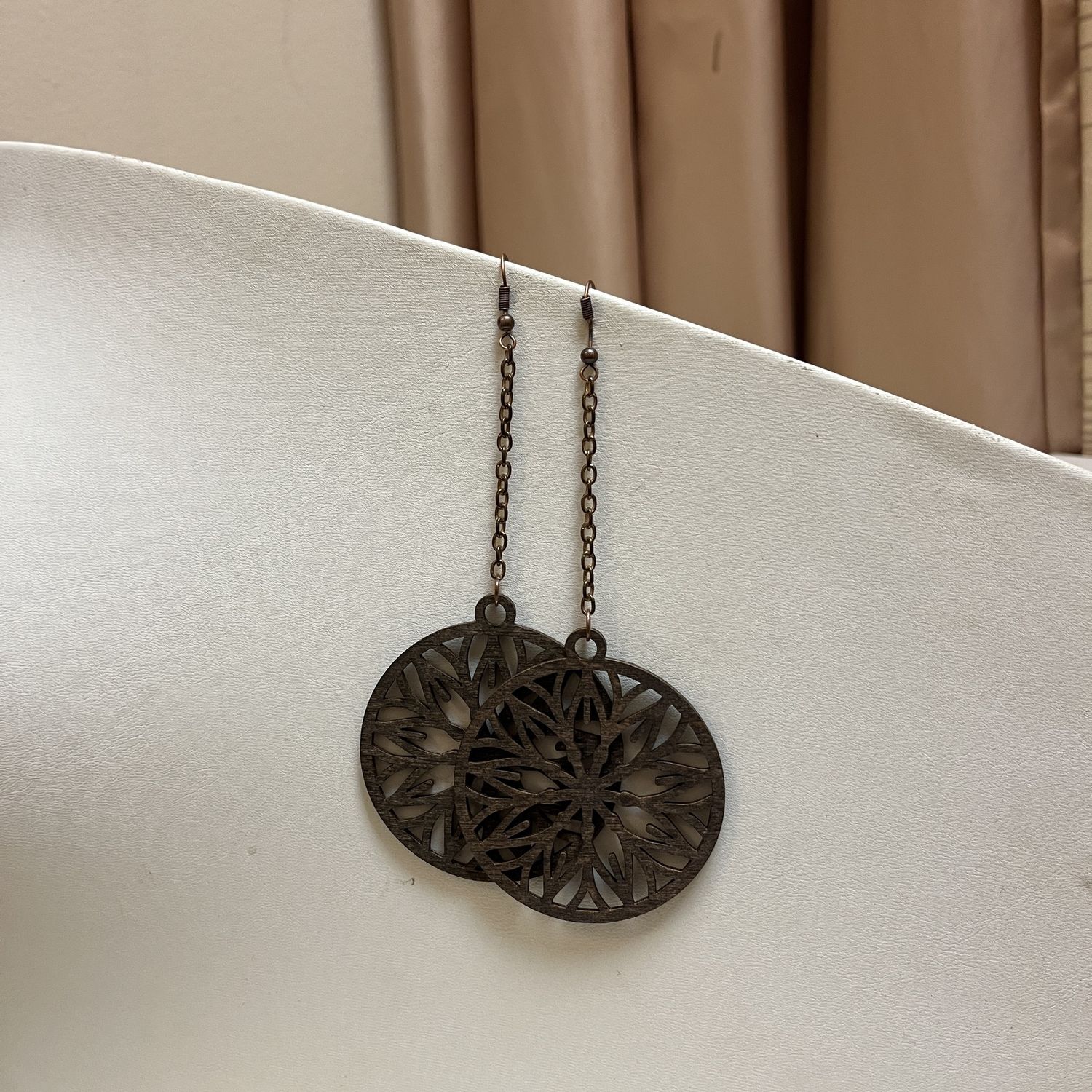 Bronze Mandala Earrings