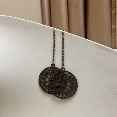 Bronze Mandala Earrings