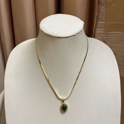 Blue Stone Gold necklace