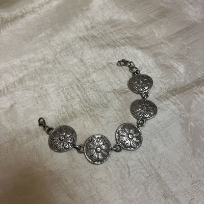 silver shield bracelet