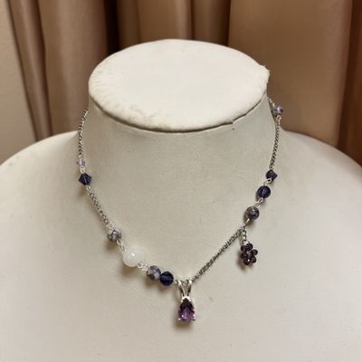 Amethyst Purple Necklace