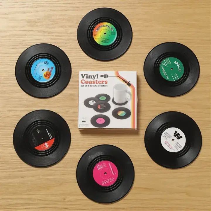 Vinyl Coaster Set