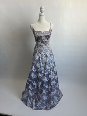 Purple Shimmer Flower Gown