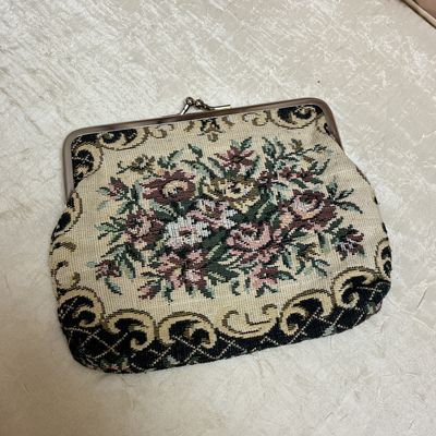 tapestry clutch purse