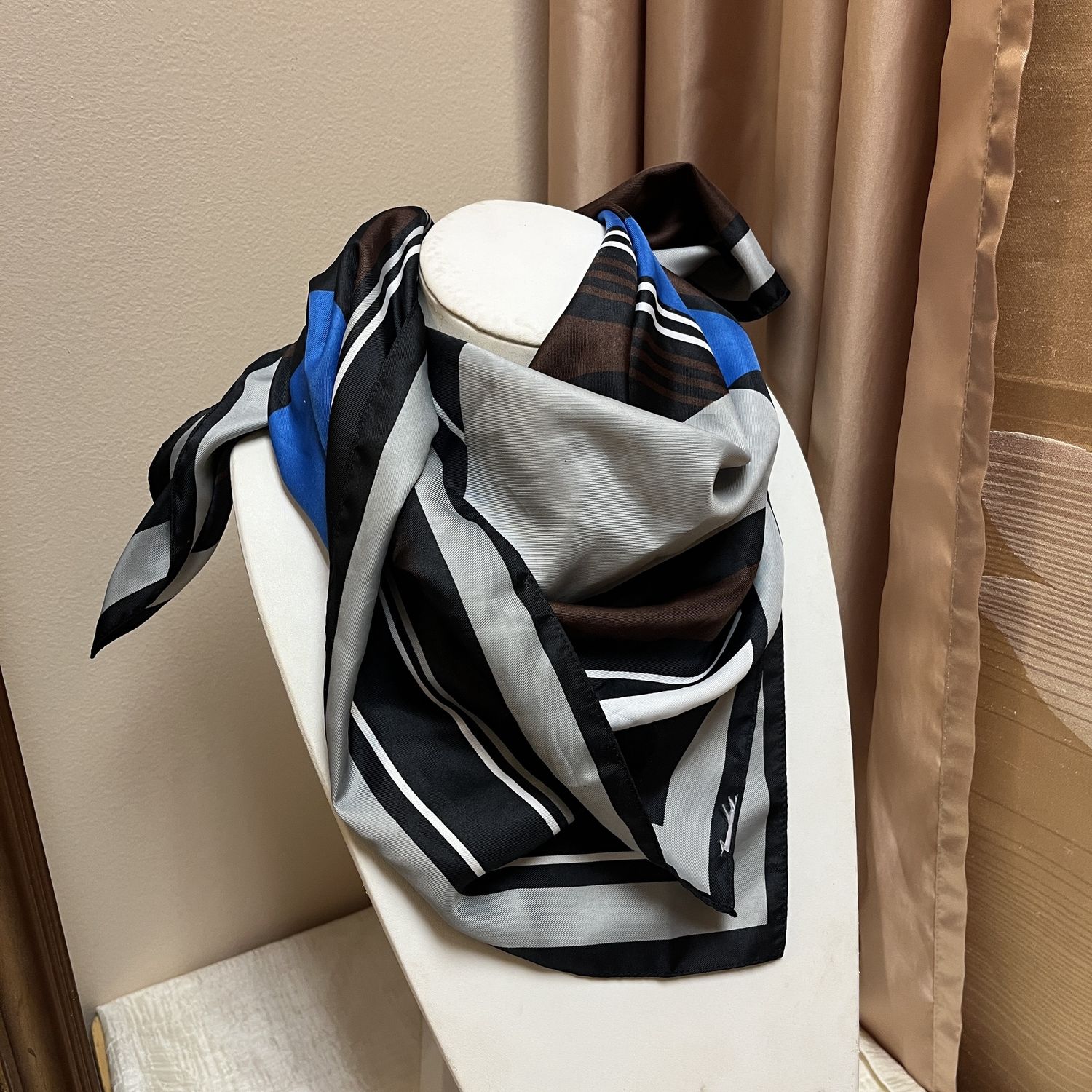 Geometric Square Scarf