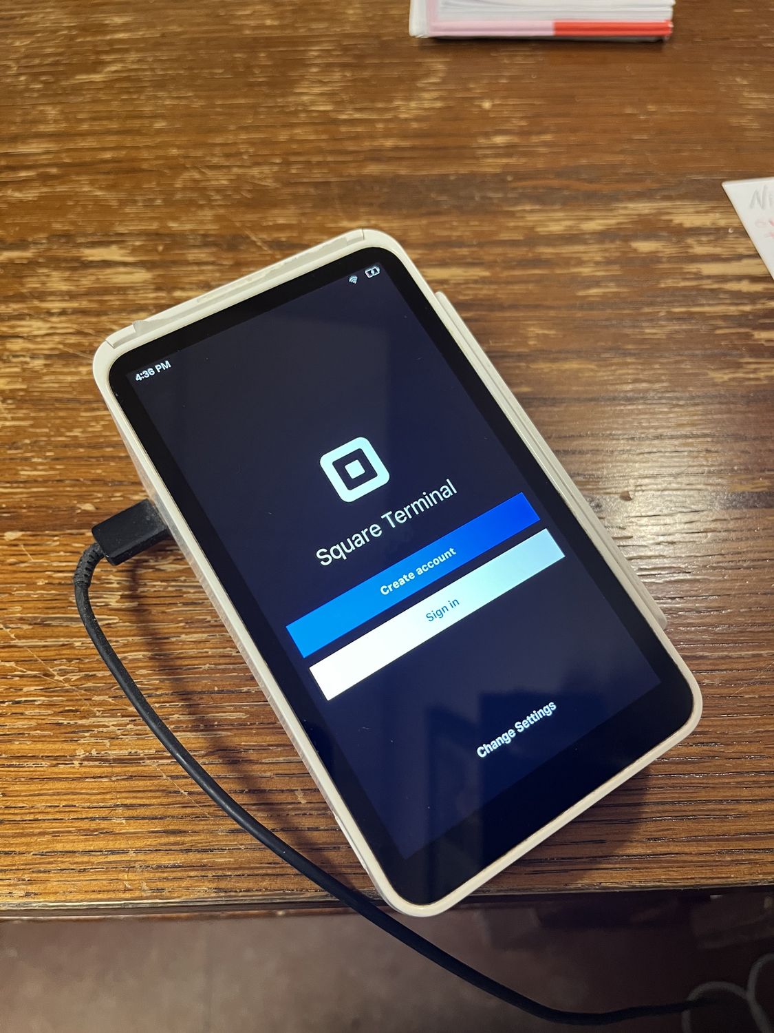 Square Handheld terminal