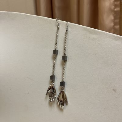 Block Hand Earrings