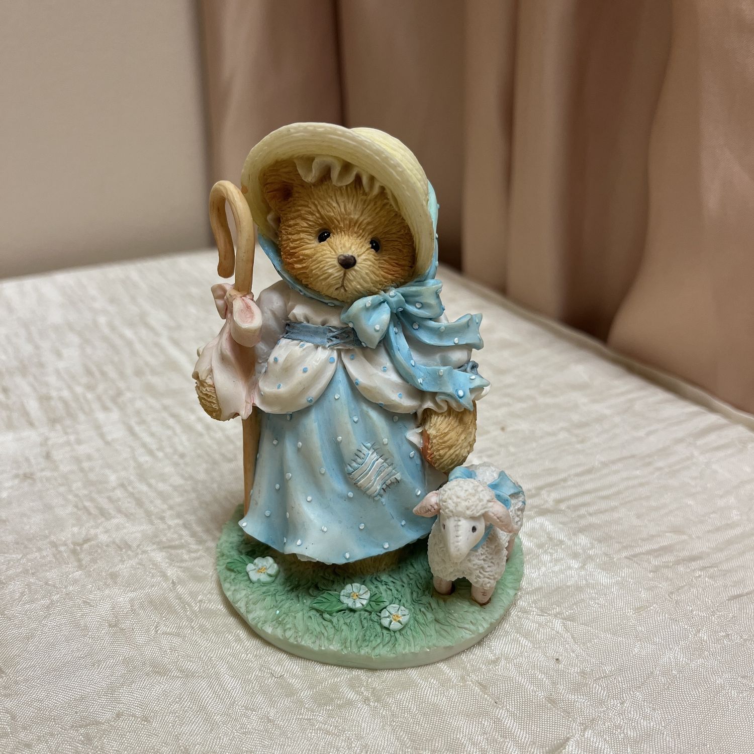 Cherished Teddies Figurine, Style: Little Bo Peep
