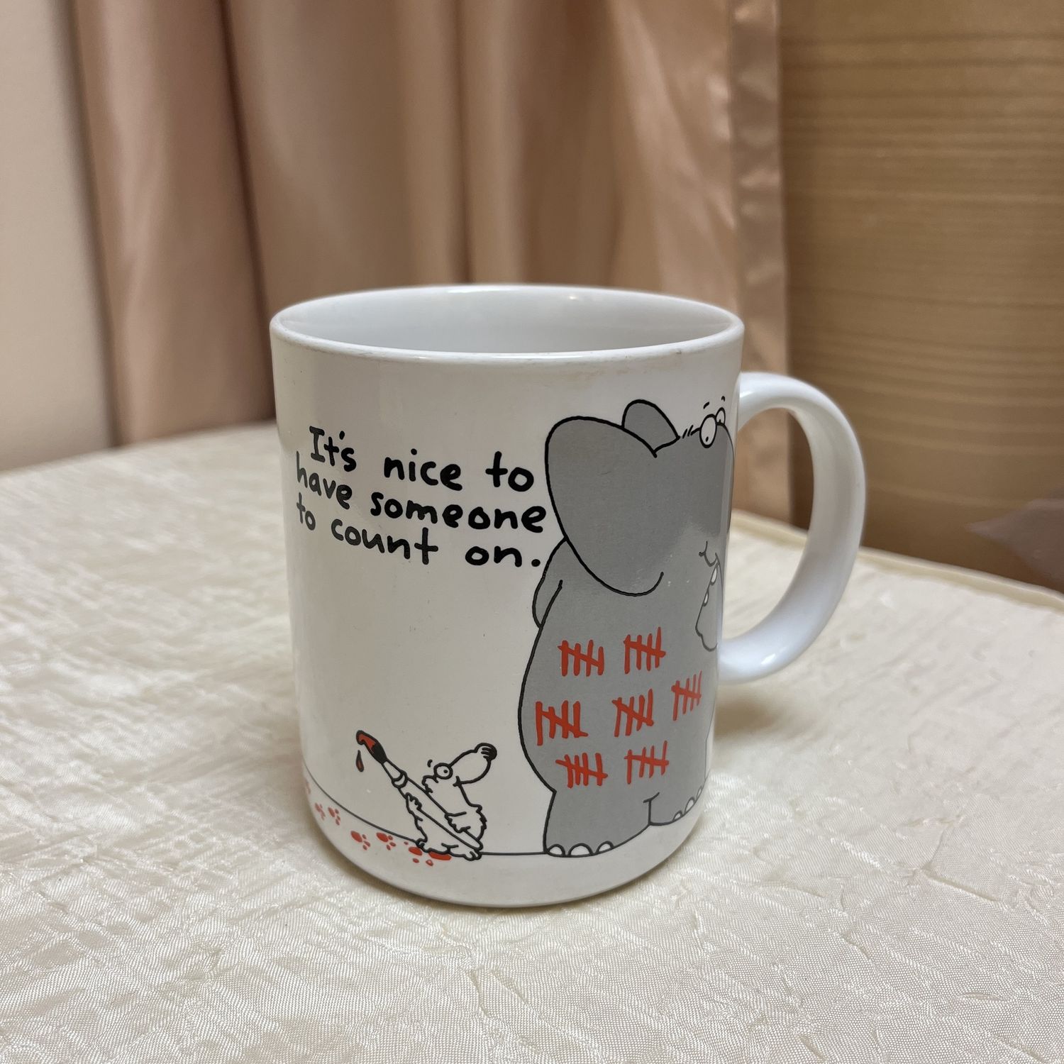 Elephant 86' mug