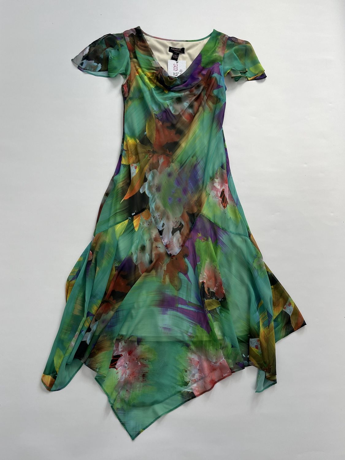 Bright Tropical Colored Dress