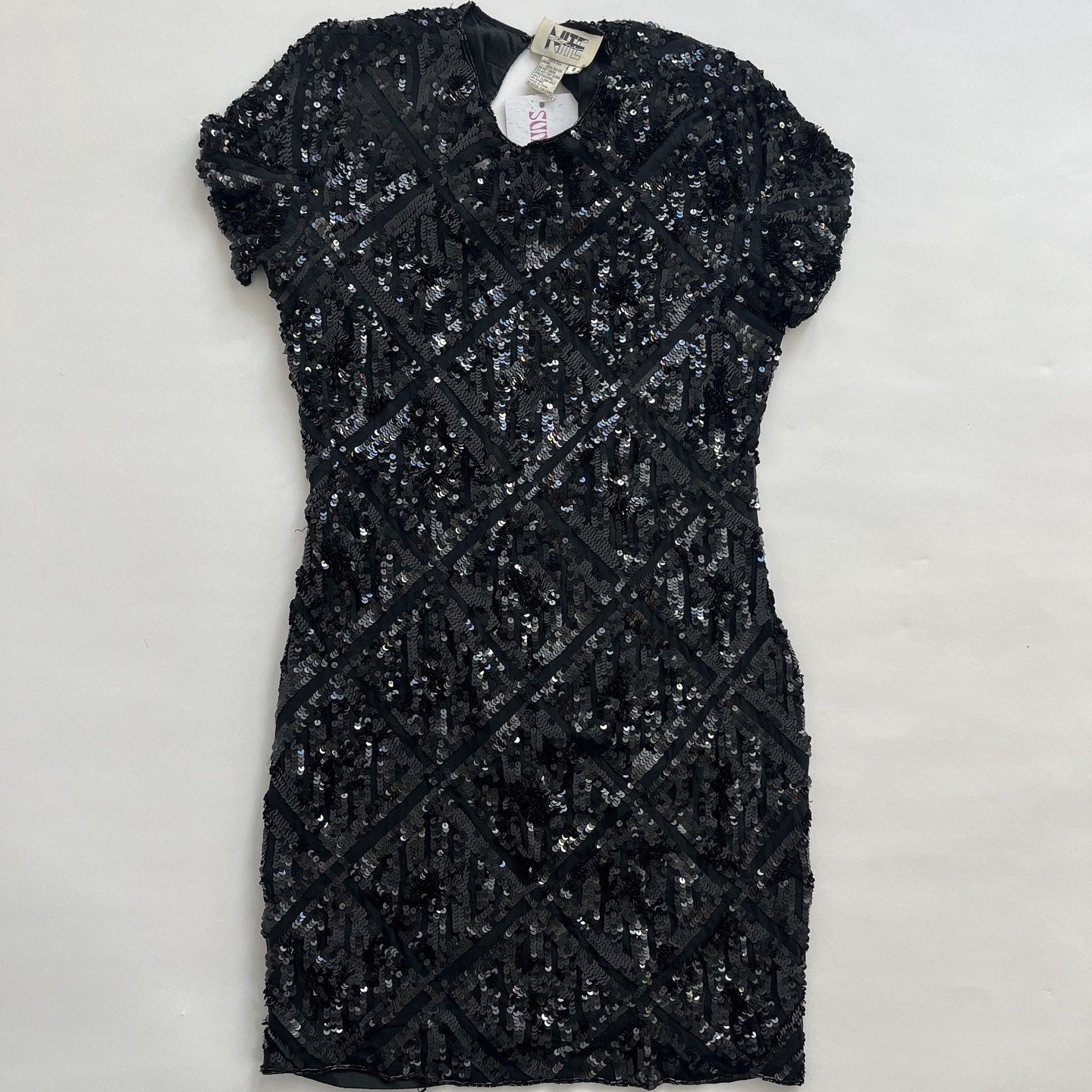 Black Sequin Dress