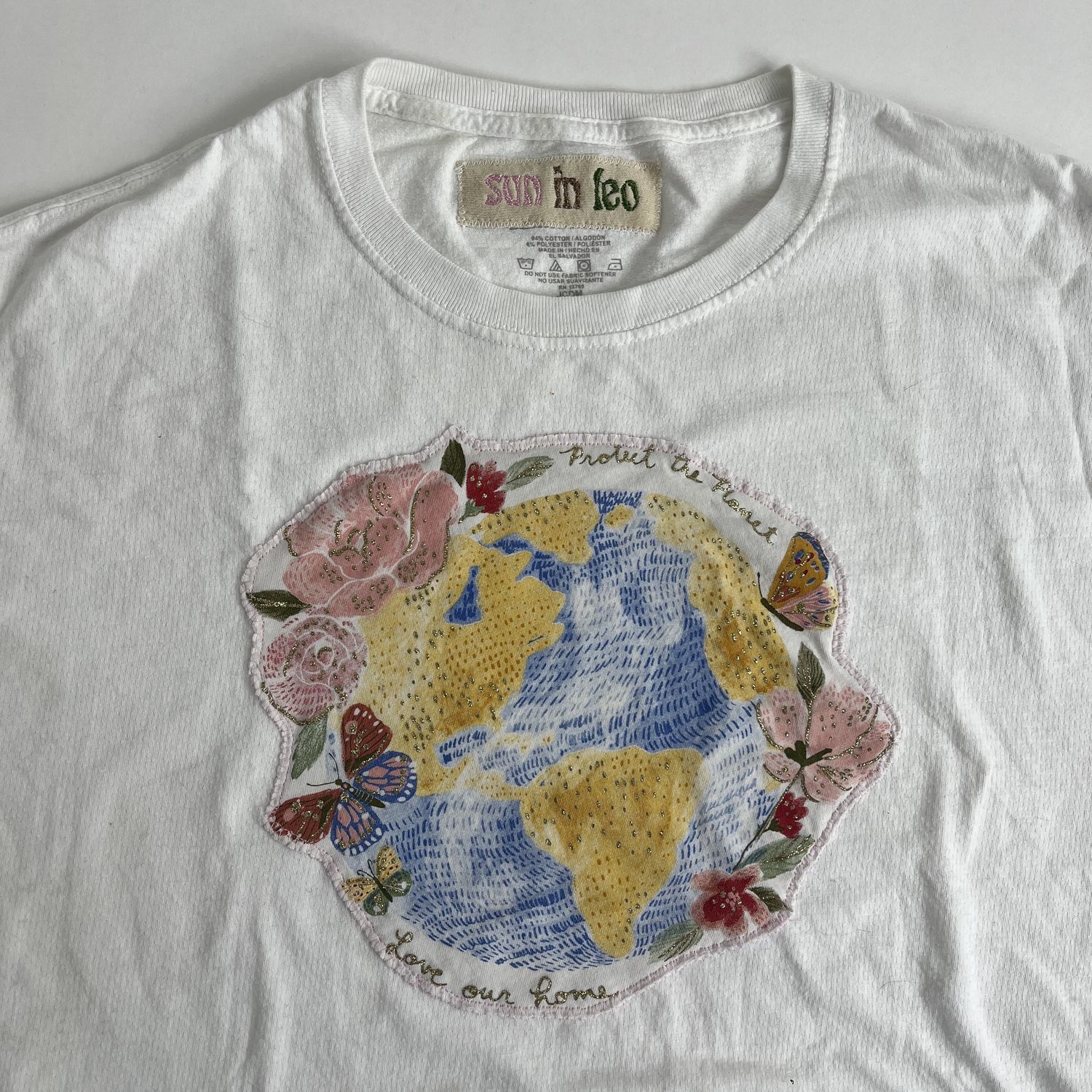 Planet White Tee