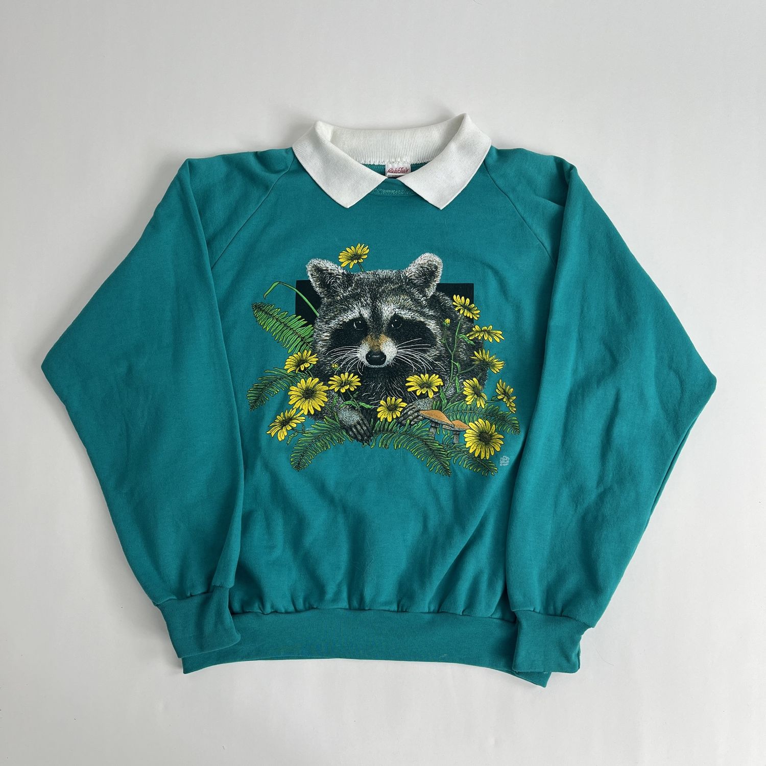 Teal Racoon Crew