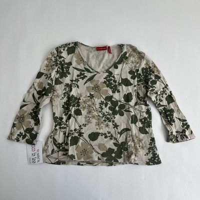 Spring Green Flower Top