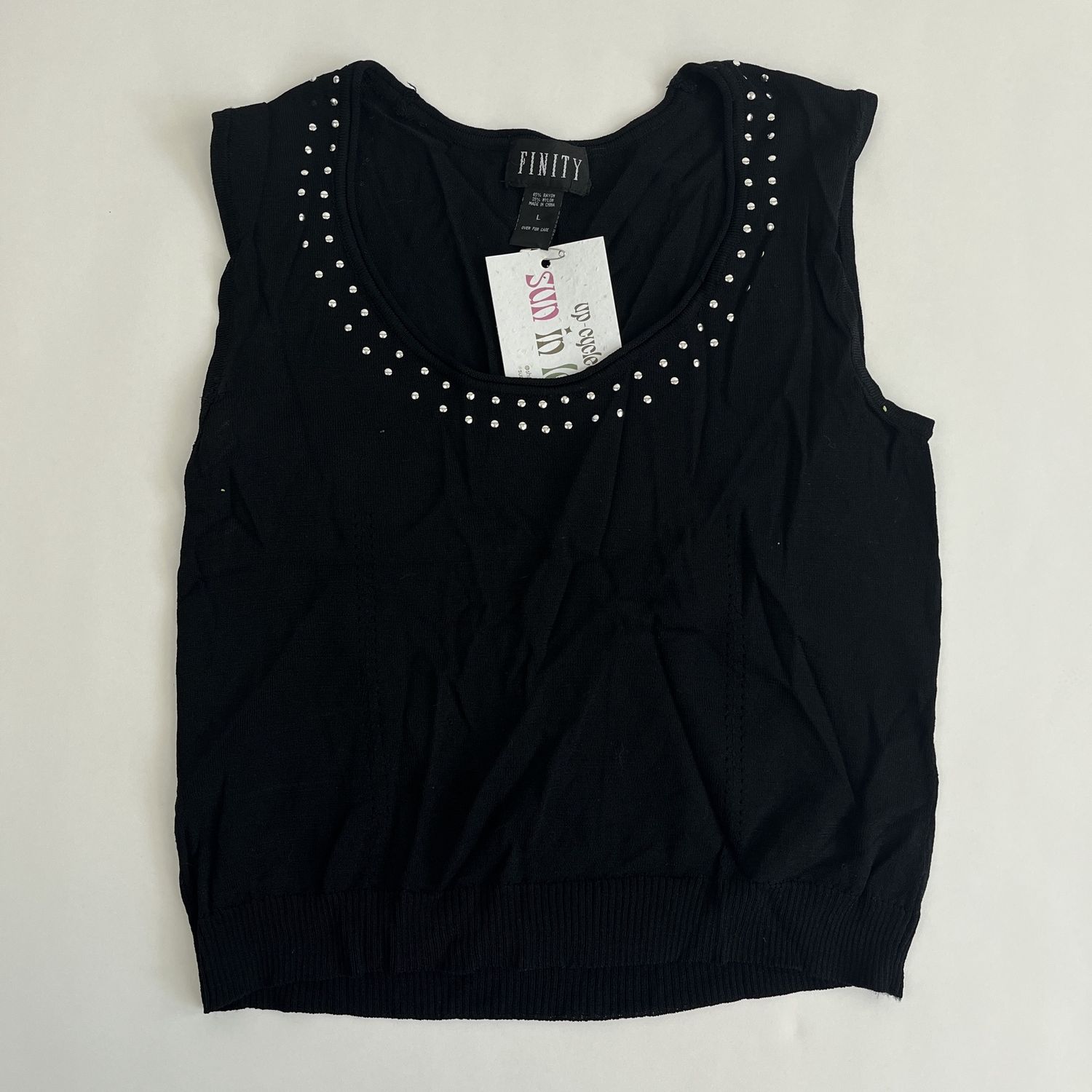 Black Studded Tank
