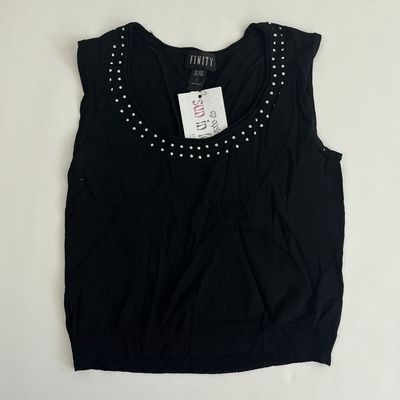 Black Studded Tank