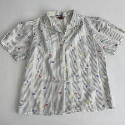 Spring Flower Stripe Blouse