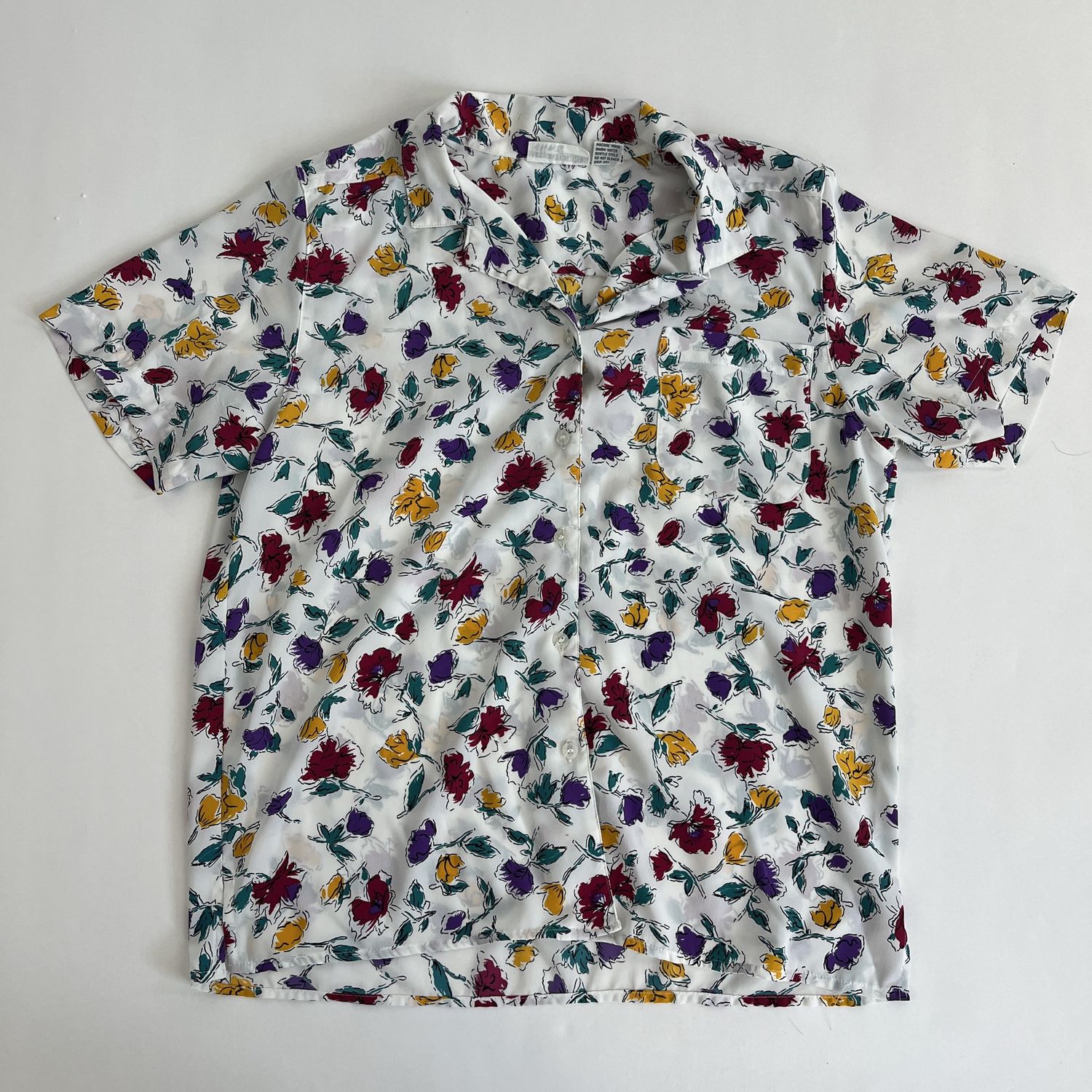 Retro Flower Blouse